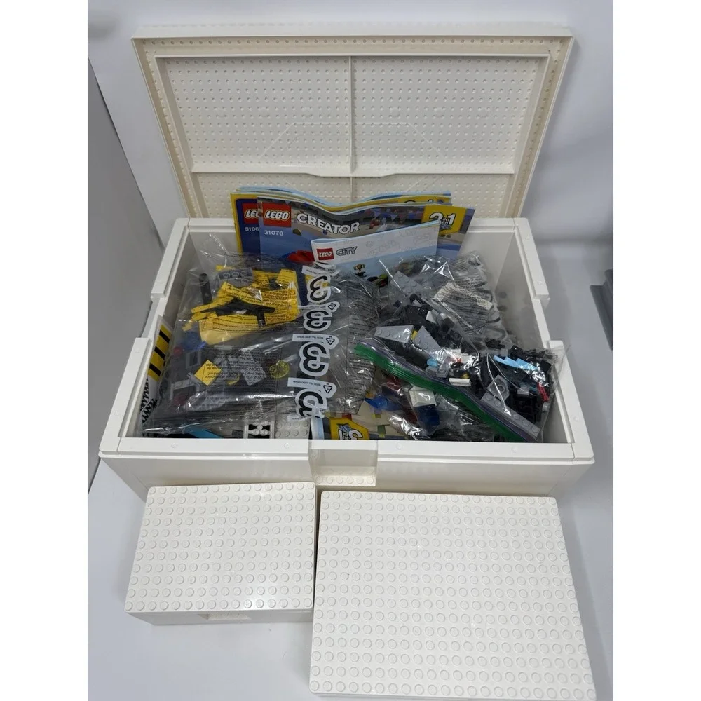 IKEA LEGO Bygglek Set If 3 Storage Boxes With Random Legos